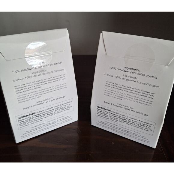 Rivsalt™ 100% 2 Pure Himalayan halite & Sea Salt REFILL Set 3 Rock RS06/RS04 - Picture 2 of 2